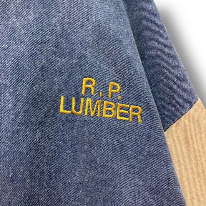 90’s “R.P.LUMBER” Denim Stadium Jacket Made in USA | Vintage.City 古着屋、古着コーデ情報を発信