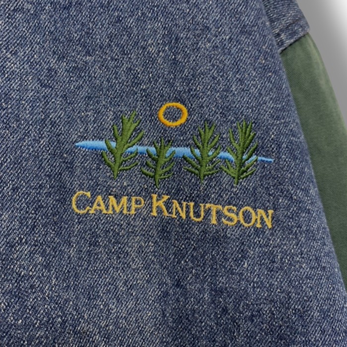 “CAMP KNUTSON” Denim Stadium Jacket | Vintage.City 古着屋、古着コーデ情報を発信