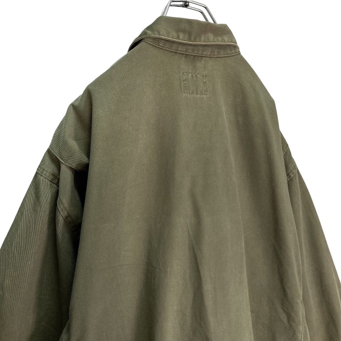 90s OLD GAP zip-up cotton design drizzler jacket | Vintage.City 古着屋、古着コーデ情報を発信