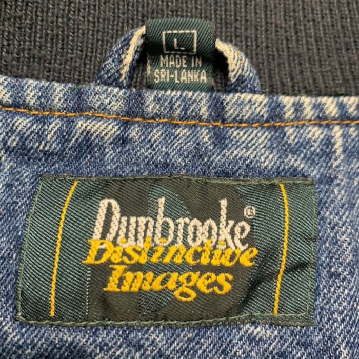 “DowElanco” Denim Stadium Jacket | Vintage.City 古着屋、古着コーデ情報を発信