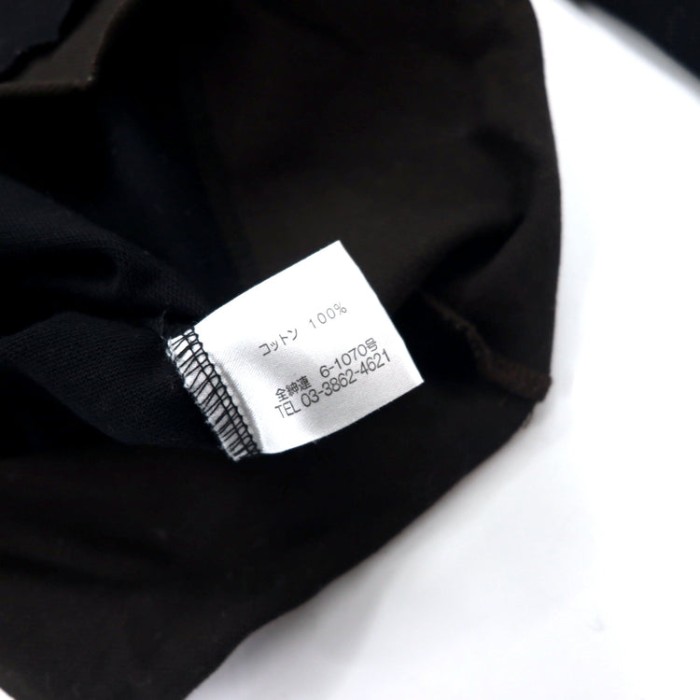 Paul Smith COLLECTION オープンカラー 長袖 ポロシャツ M ブラック コットン 鹿の子 レイヤードデザイン 日本製 | Vintage.City 古着屋、古着コーデ情報を発信