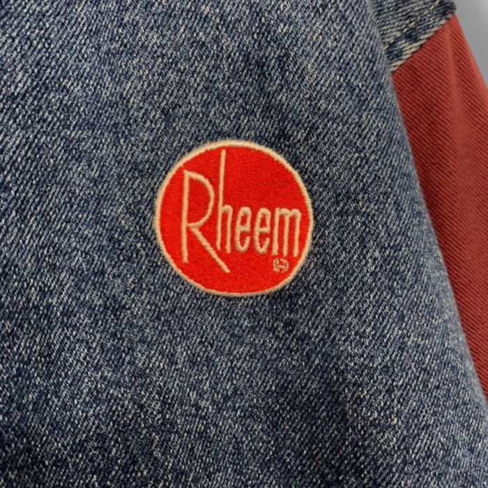 “Rheem” Denim Stadium Jacket | Vintage.City 古着屋、古着コーデ情報を発信