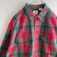 OLD GAP 90's  block cehek shirt size XL 配送C　オールドギャップ　チェック　オーバーサイズ　マルチカラー | Vintage.City 빈티지숍, 빈티지 코디 정보