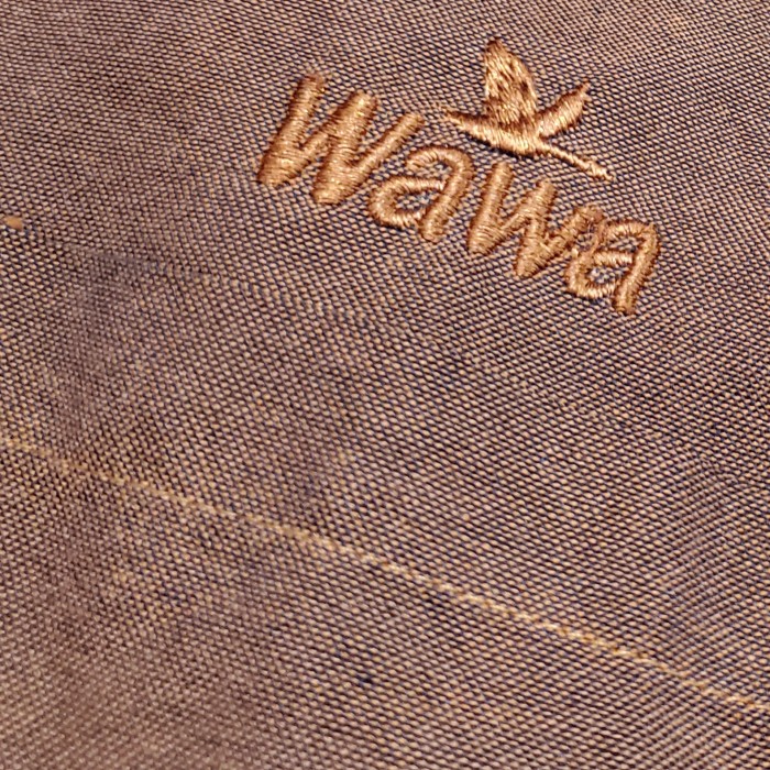 wawa アウトドア ワークシャツ 企業刺繍ロゴ ブラウン 茶色 ストリート古着 | Vintage.City 古着屋、古着コーデ情報を発信