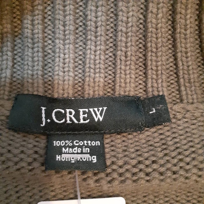 j.crew half zip cotton knit | Vintage.City 古着屋、古着コーデ情報を発信
