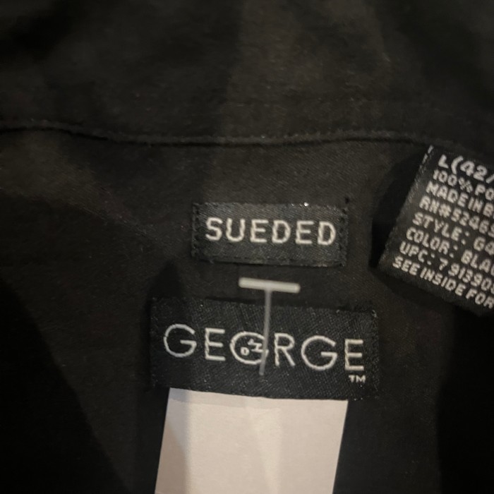 GEORGE fake suede shirt | Vintage.City 古着屋、古着コーデ情報を発信