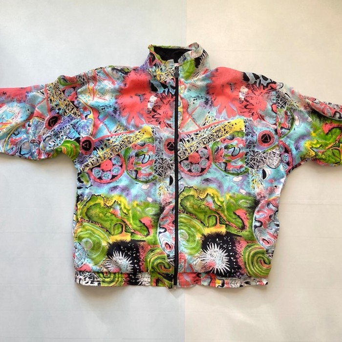 Victory team | psychedelic nylon jacket | Vintage.City 古着屋、古着コーデ情報を発信