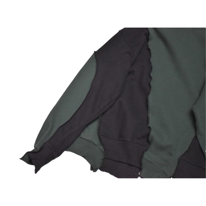 VERS Remake Half Zip Docking Sweatshirt | Vintage.City 古着屋、古着コーデ情報を発信