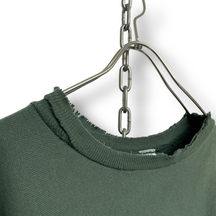 90's “Champion” Damaged Reverse Weave Sweat Shirt | Vintage.City 古着屋、古着コーデ情報を発信