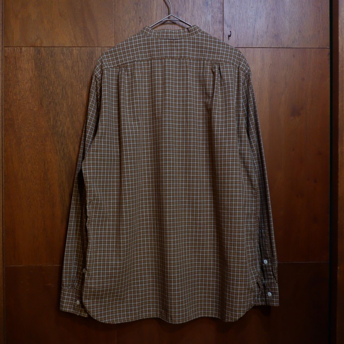 Ralph Lauren スタンドカラー チェックシャツ | Vintage.City 古着屋、古着コーデ情報を発信