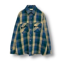 90's “FIVE BROTHER” L/S Heavy Flannel Shirt「Made in USA」 | Vintage.City 古着屋、古着コーデ情報を発信