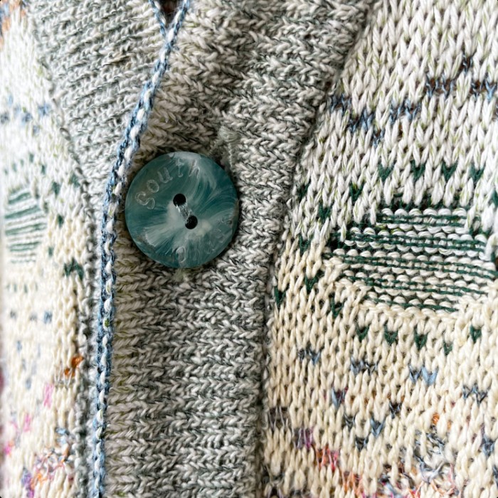 Patterned knit cardigan 柄ニット カーディガン | Vintage.City 古着屋、古着コーデ情報を発信