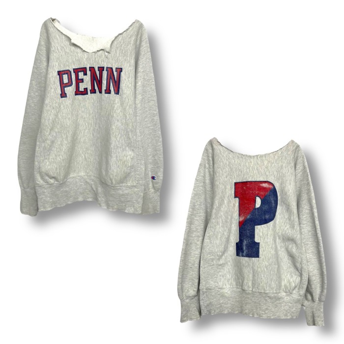 80-90's “Champion” Reverse Weave Sweat Shirt「PENN」 | Vintage.City 古着屋、古着コーデ情報を発信