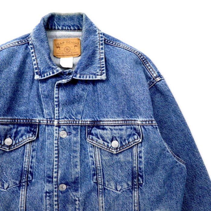 GAP DENIM USA製 90年代 オールドギャップ デニムジャケット Gジャン S ブルー コットン | Vintage.City 古着屋、古着コーデ情報を発信