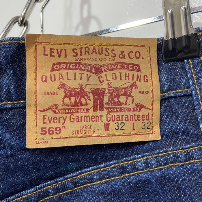 レア 90s USA製 Levi's 569 ワイドデニムパンツ 真紺 W32 | Vintage.City 古着屋、古着コーデ情報を発信