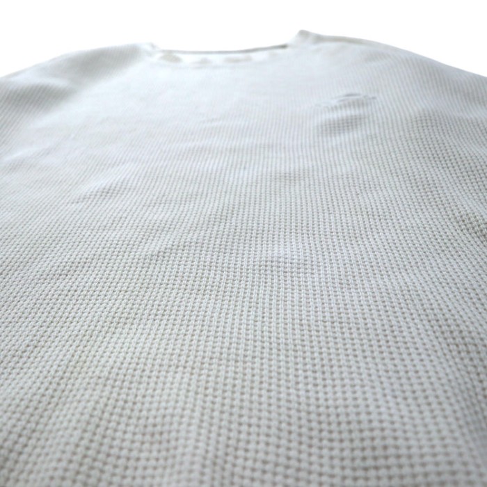 bukht サーマル ロングスリーブTシャツ ロンT L ホワイト コットン | Vintage.City 古着屋、古着コーデ情報を発信