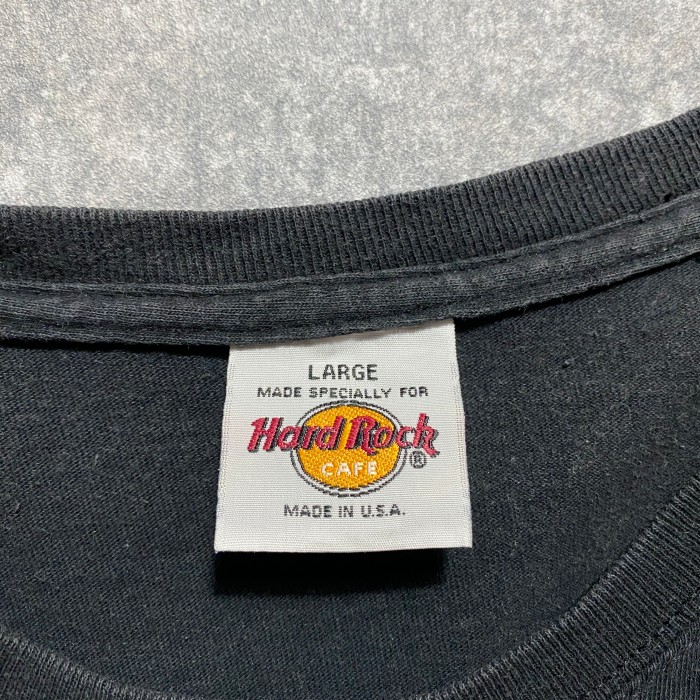 【USA製】90's ハードロックカフェ　刺繍ロゴ　ブラック　Tシャツ | Vintage.City 古着屋、古着コーデ情報を発信