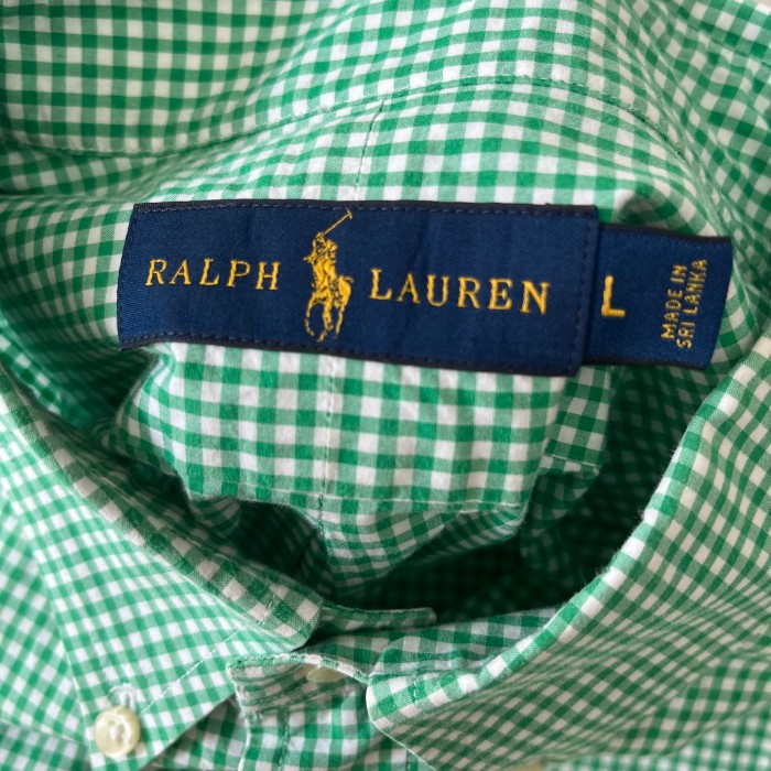 Ralph Lauren/ラルフローレン コットンシャツ ボタンダウンシャツ 襟シャツ ギンガムテック 古着 fc-1454 | Vintage.City 古着屋、古着コーデ情報を発信