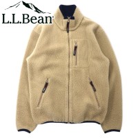 L.L.Bean USA製 フルジップ フリースジャケット S クリーム ポリエステル 0D437 | Vintage.City 古着屋、古着コーデ情報を発信