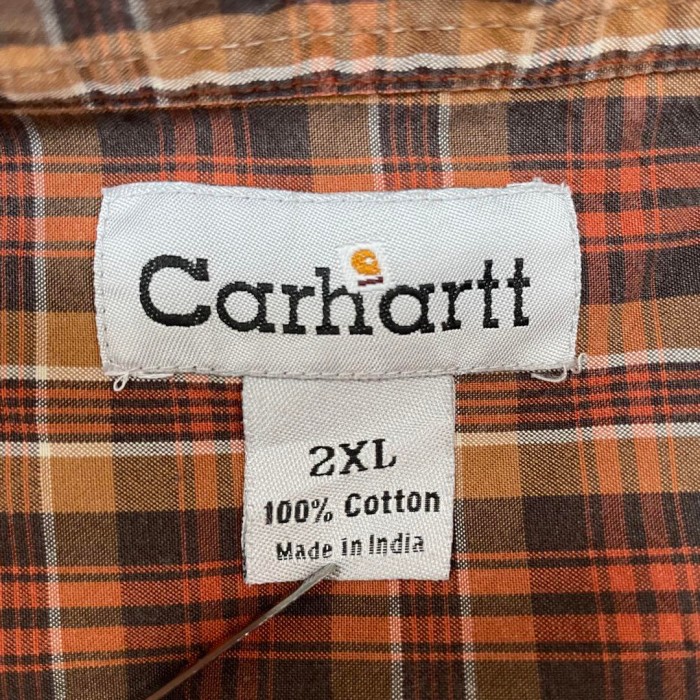 Carhartt B.D. check shirt size 2XL 配送C カーハート　ボタンダウン　チェックシャツ　オーバーサイズ | Vintage.City 古着屋、古着コーデ情報を発信