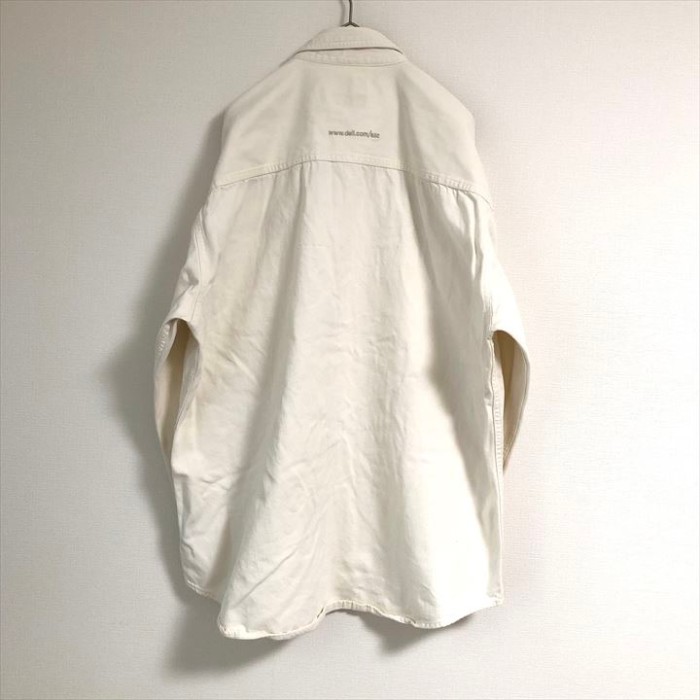 90s 古着 リー BDシャツ 白シャツ オーバーサイズ 企業ロゴ L | Vintage.City 古着屋、古着コーデ情報を発信