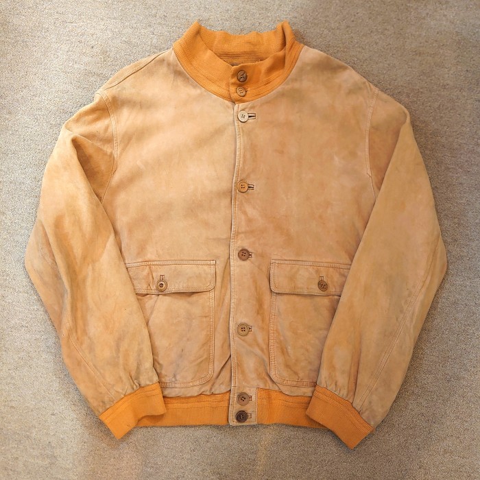 unknown suede leather jacket | Vintage.City 古着屋、古着コーデ情報を発信