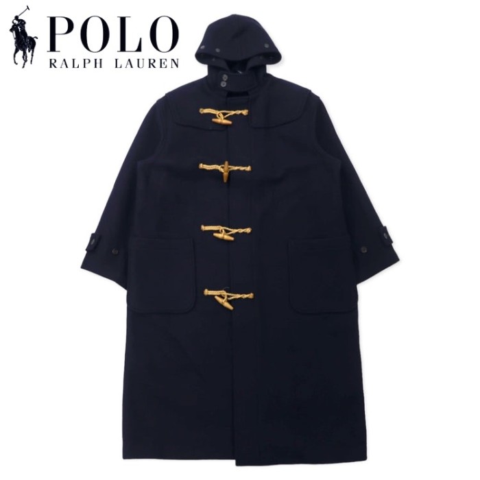 Polo by Ralph Lauren ダッフルコート L ネイビー ウール ビッグサイズ | Vintage.City 古着屋、古着コーデ情報を発信