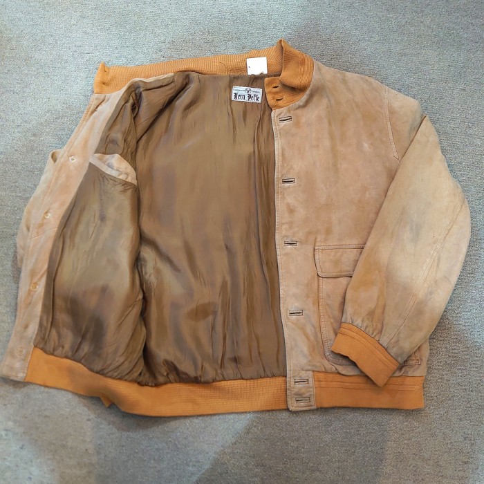 unknown suede leather jacket | Vintage.City 古着屋、古着コーデ情報を発信