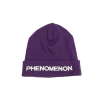 MADE IN JAPAN製 PHENOMENON 2008年モデル 刺繍入りニット帽 パープル Fサイズ | Vintage.City 古着屋、古着コーデ情報を発信