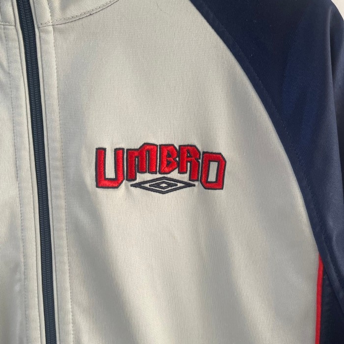 UMBRO アンブロ トラックジャケット 刺繍ロゴ ワンポイントロゴ 90s