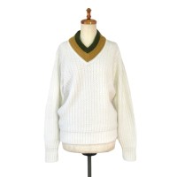 60s USA CAMPUS Vネック バルキーニットセーター | Vintage.City 빈티지숍, 빈티지 코디 정보