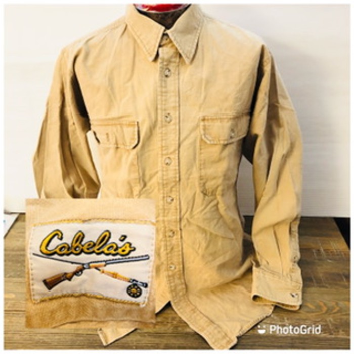 Cabela's M ハンティングシャツ　サファリシャツ　キャメルブラウン | Vintage.City 古着屋、古着コーデ情報を発信