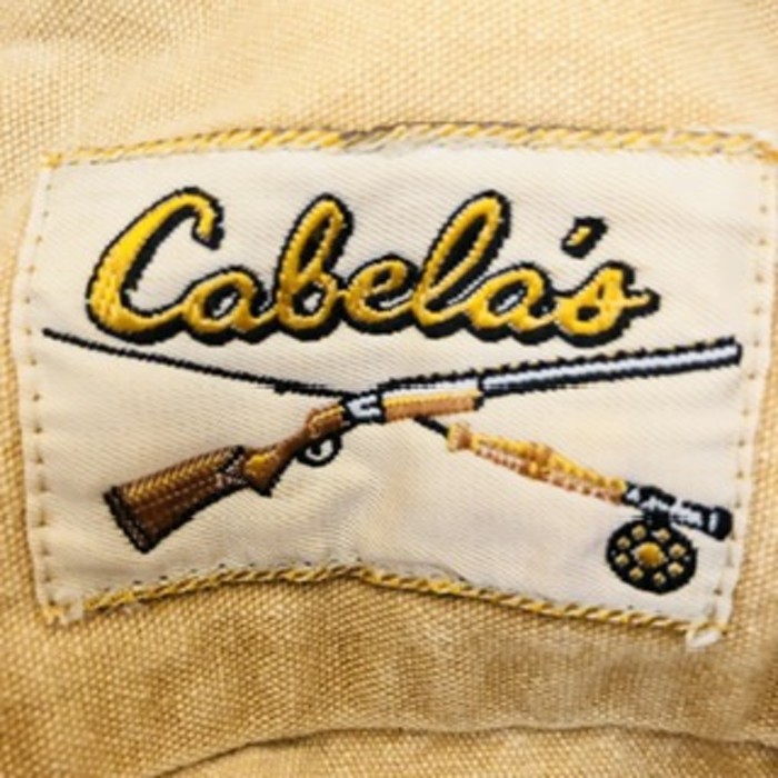 Cabela's M ハンティングシャツ　サファリシャツ　キャメルブラウン | Vintage.City 古着屋、古着コーデ情報を発信