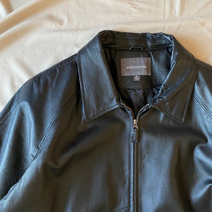 00's / 《croft&barrow》leather jacket レザージャケット | Vintage.City