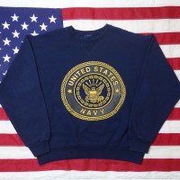 90's 【USA製】 SOFFE US.NAVY Reflective Design Sweatshirts リフレクター デザイン スウェット トレーナー | Vintage.City 빈티지숍, 빈티지 코디 정보