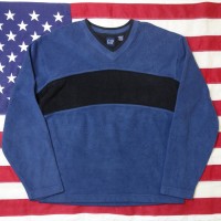 GAP(ギャップ) Bicolor Fleece Cut and sew バイカラー フリース カットソー | Vintage.City 古着屋、古着コーデ情報を発信