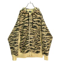 STUSSY 90-00s zip-up Tigerstripe sweat hoodie | Vintage.City 빈티지숍, 빈티지 코디 정보
