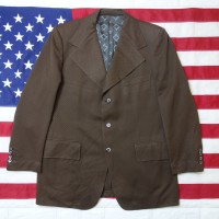 ～70's 【USA製】 The New York State  All-over pattern Tailored Jacket with union ticket 総柄 テーラードジャケット ユニオンチケット付 | Vintage.City 빈티지숍, 빈티지 코디 정보