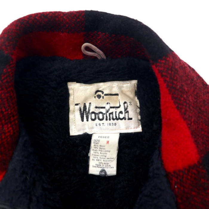 Woolrich USA製 70年代 バッファローチェック スポーツジャケット M レッド ブラック ウール ボアライナー 白タグ | Vintage.City 古着屋、古着コーデ情報を発信