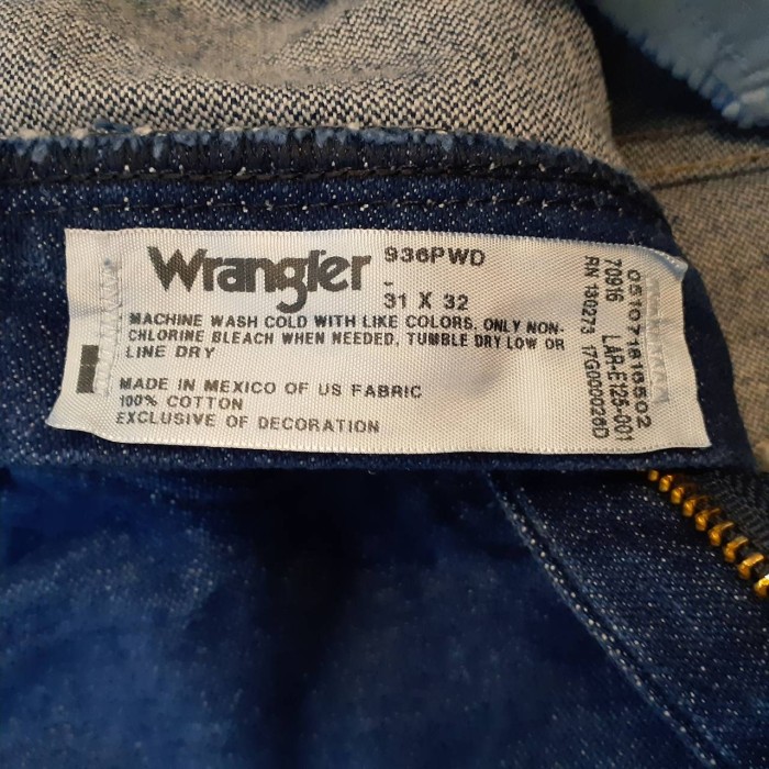 90s Wrangler 936PWD denim pants | Vintage.City 古着屋、古着コーデ情報を発信