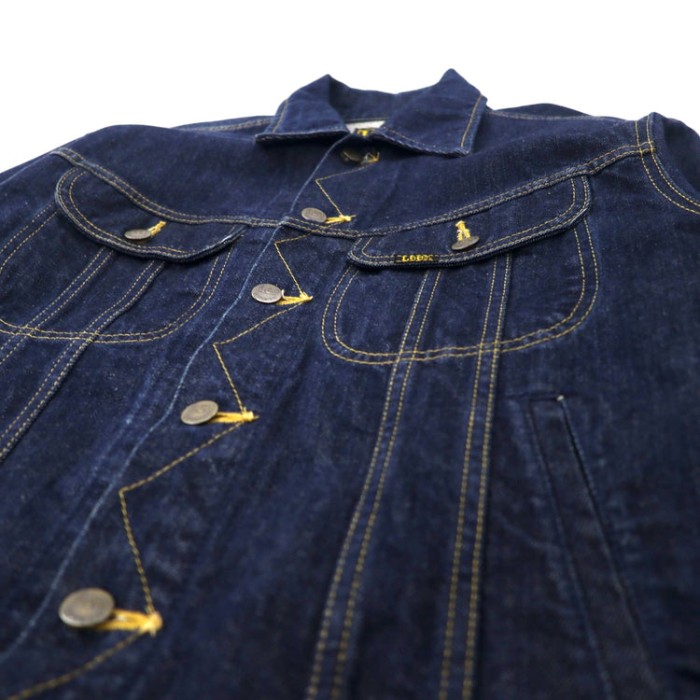 Lee RIDERS デニムジャケット Gジャン L ブルー 濃紺 0424 日本製 | Vintage.City 古着屋、古着コーデ情報を発信