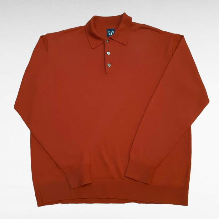 90s OLD GAP knit polo shirt | Vintage.City 빈티지숍, 빈티지 코디 정보