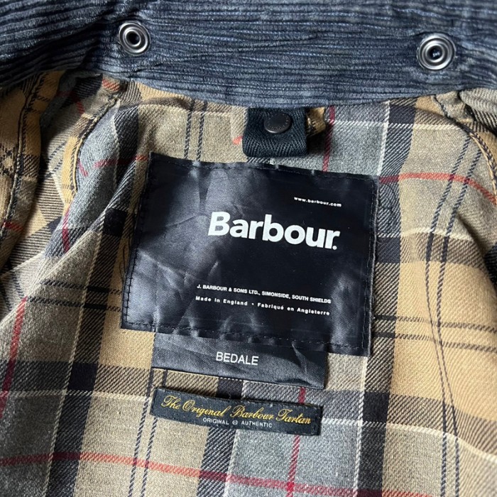 英国製 Barbour BEDALE オイルド ジャケット 30 / バブアー ビデイル イングランド製 ネイビー | Vintage.City 빈티지숍, 빈티지 코디 정보
