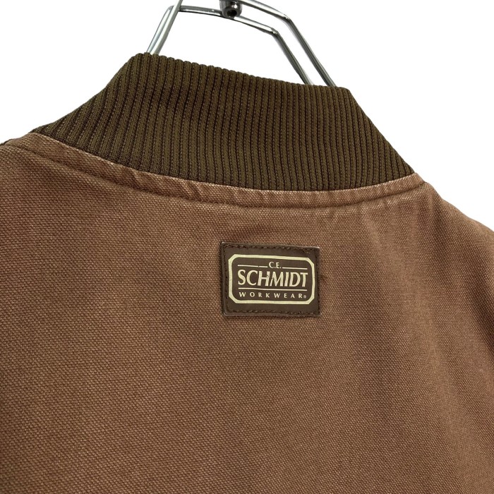 90s SCHMIDT zip-up cotton duck vest | Vintage.City 古着屋、古着コーデ情報を発信