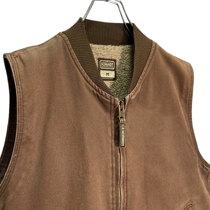 90s SCHMIDT zip-up cotton duck vest | Vintage.City 빈티지숍, 빈티지 코디 정보