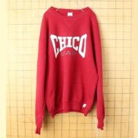 USA RUSSELL ATHLETIC CHICO STATE プリント スウェット ボルドー レッド メンズM アメリカ古着 | Vintage.City 古着屋、古着コーデ情報を発信