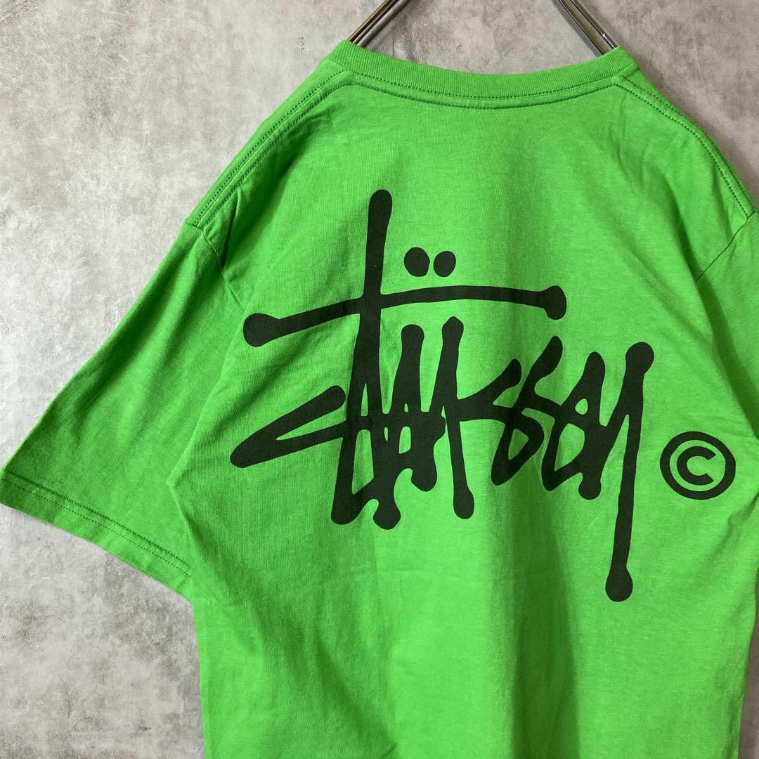 STUSSY shawn font T-shirt size M 配送A ステューシー バックプリント