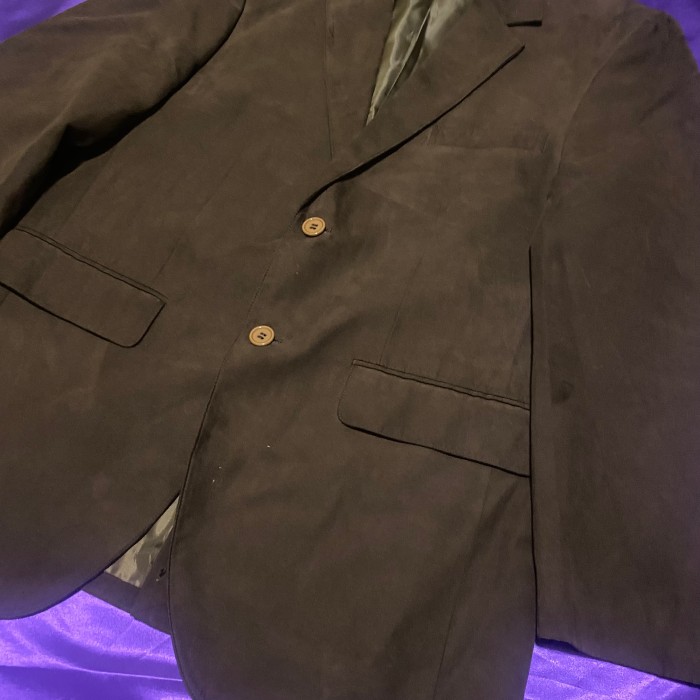 Suede 2B Tailored Jacket | Vintage.City 古着屋、古着コーデ情報を発信