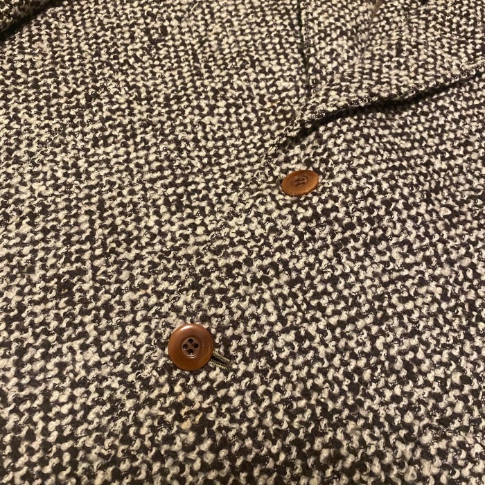 Tweed 2B Tailored Jacket | Vintage.City 古着屋、古着コーデ情報を発信