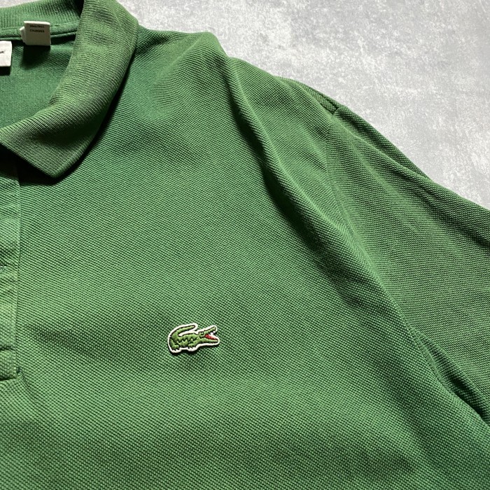【3XLサイズ】ラコステ　ワンポイント　ワニロゴ　グリーン　ポロシャツ | Vintage.City 빈티지숍, 빈티지 코디 정보